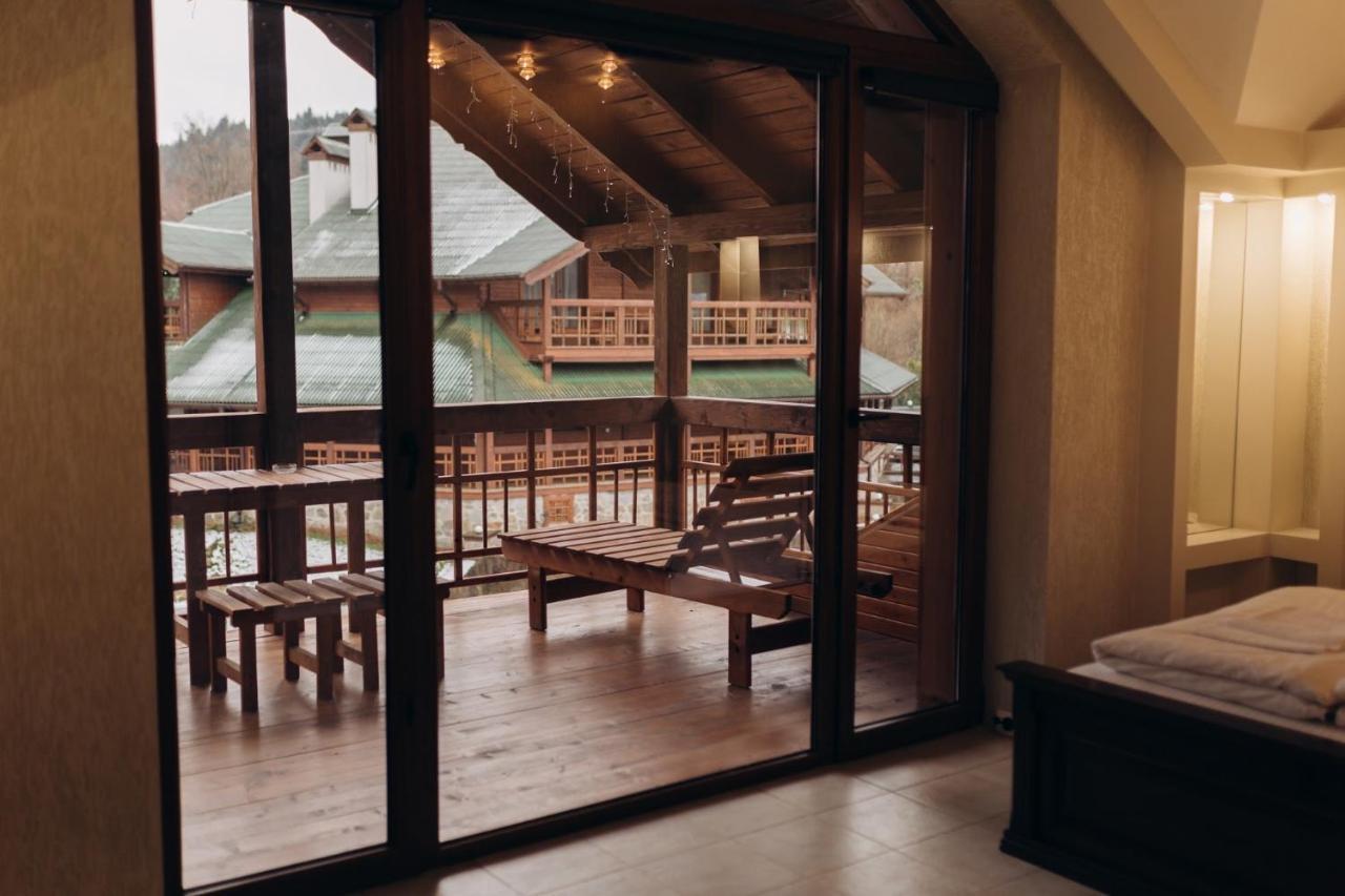 Hotel Eco Sadiba Kaskad Velyka Volosyanka Exterior foto