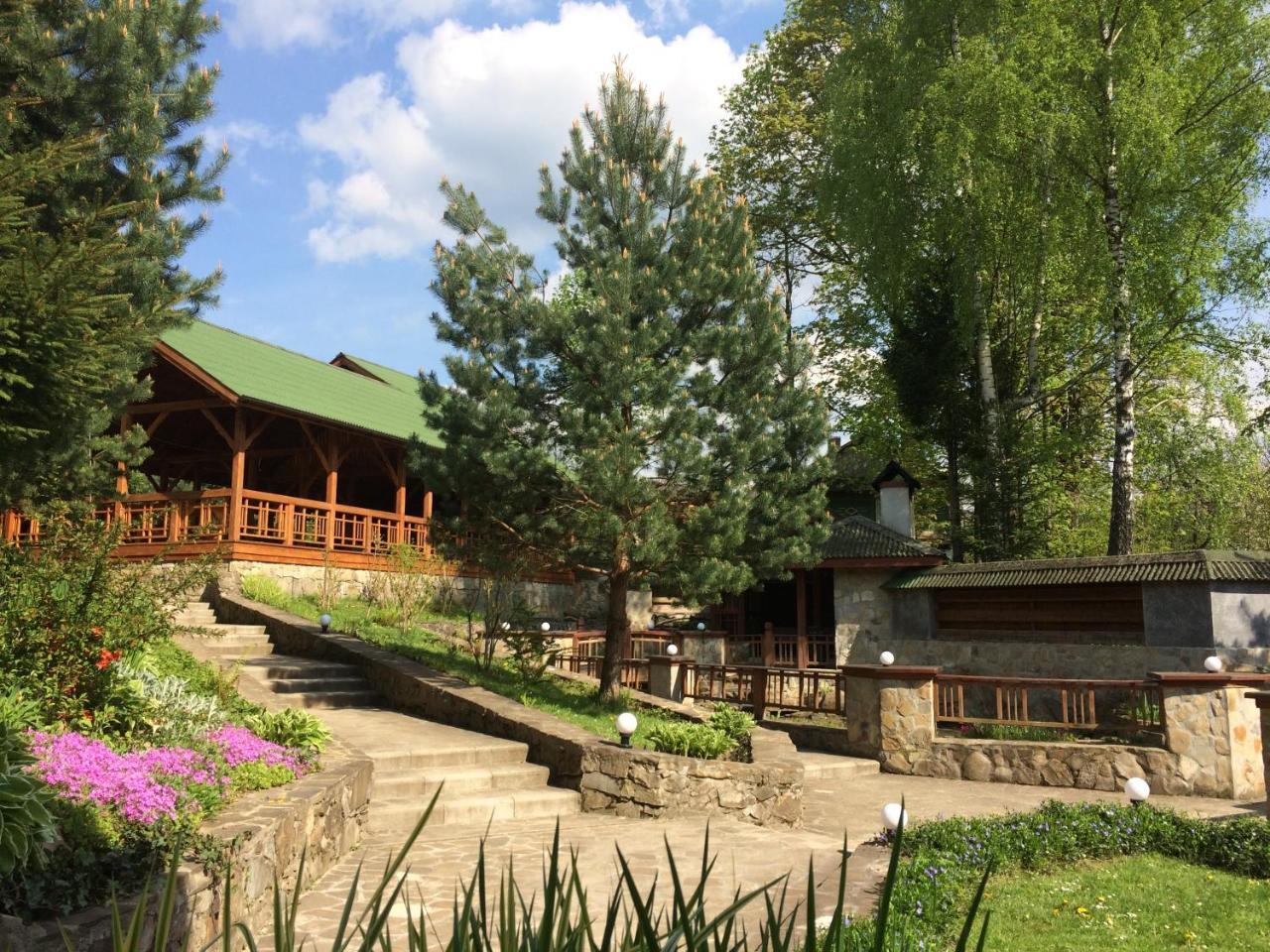 Hotel Eco Sadiba Kaskad Velyka Volosyanka Exterior foto