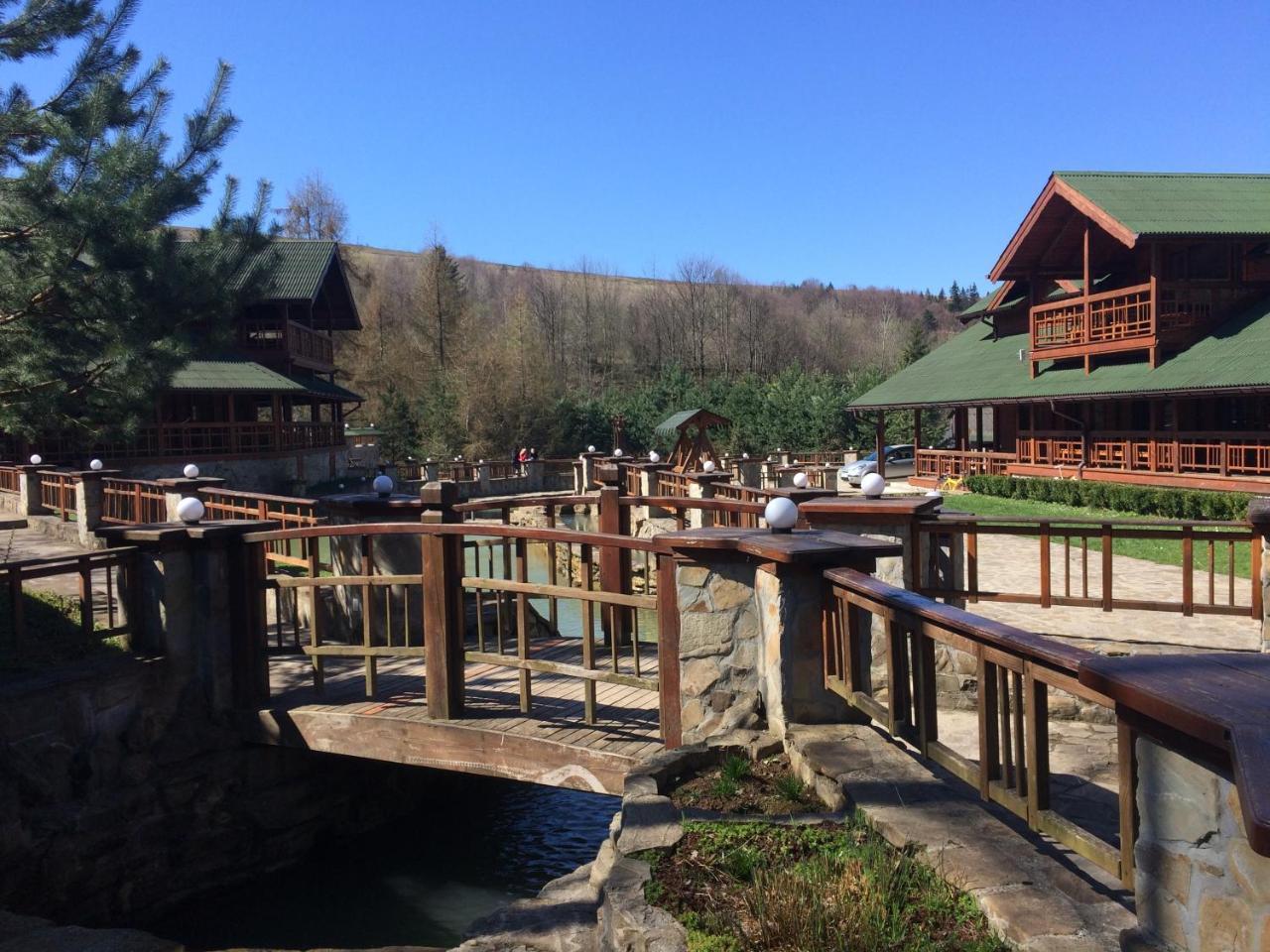 Hotel Eco Sadiba Kaskad Velyka Volosyanka Exterior foto